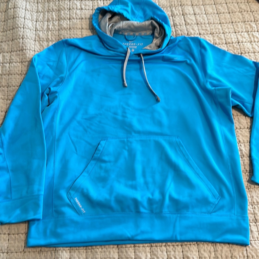 Nike therm-fit XL hoody blue